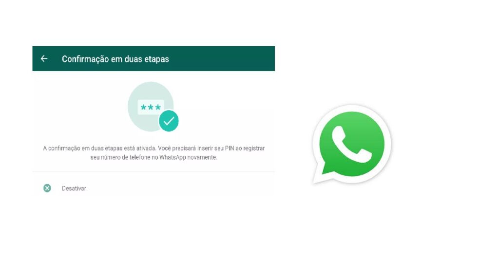 Verificação em duas etapas WhatsApp.