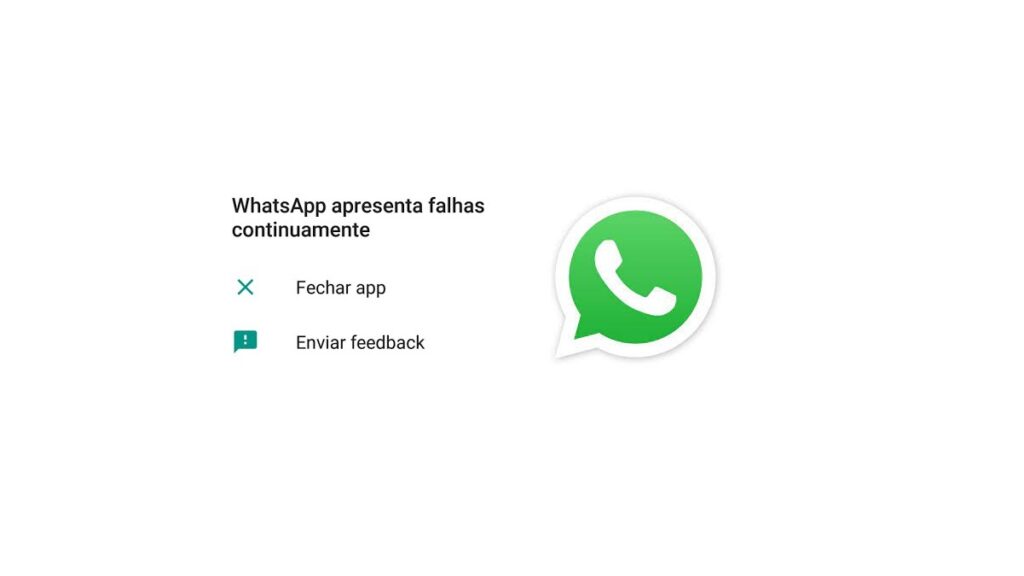 WhatsApp fechando sozinho: Veja como resolver! 2 Print Screen do WhatsApp fechando sozinho.