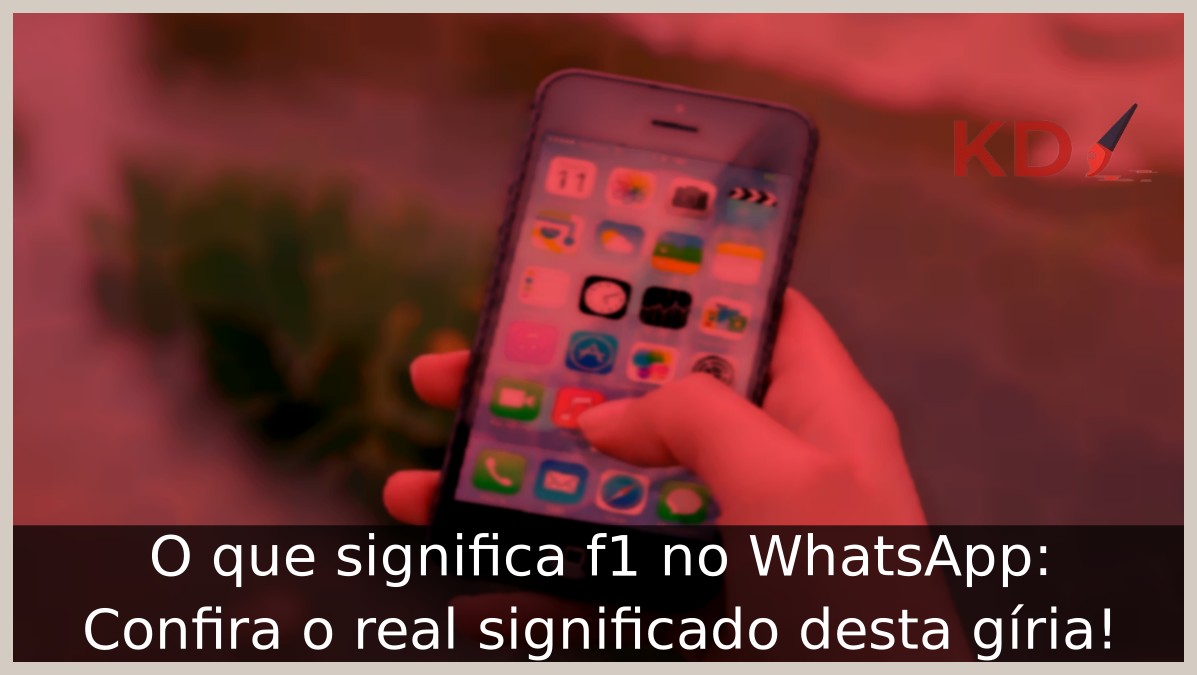 O que significa f1 no WhatsApp: Confira o real significado desta gíria! 9 O que significa f1 no WhatsApp.