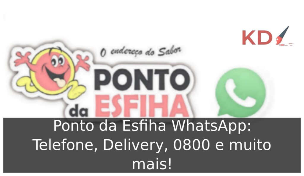 Ponto da Esfiha WhatsApp.