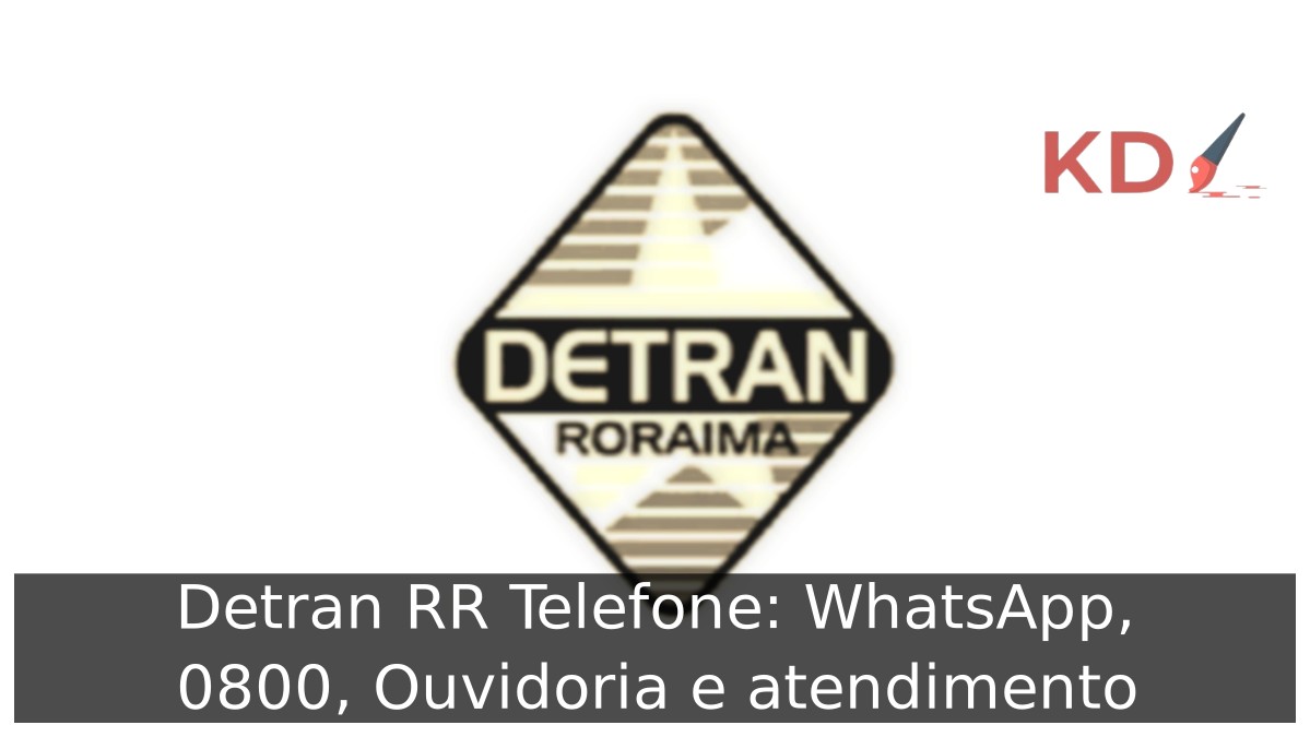 Detran RR Telefone: WhatsApp, 0800, Ouvidoria e atendimento - DETRAN RR LOGO