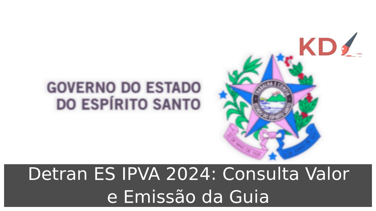 Detran ES IPVA 2024: Consulta Valor e Emissão da Guia - ES LOGO 4