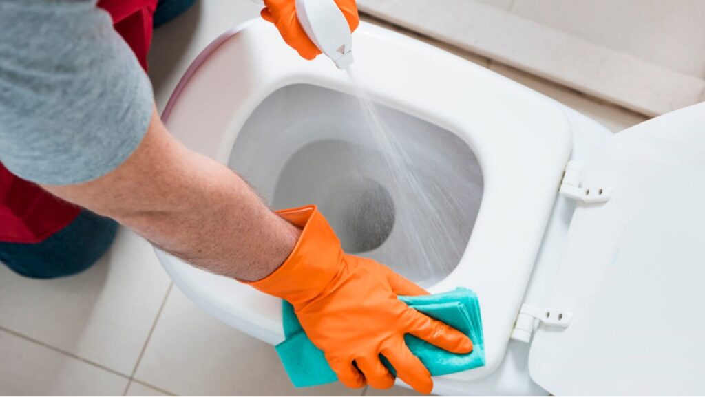 Como limpar banheiro