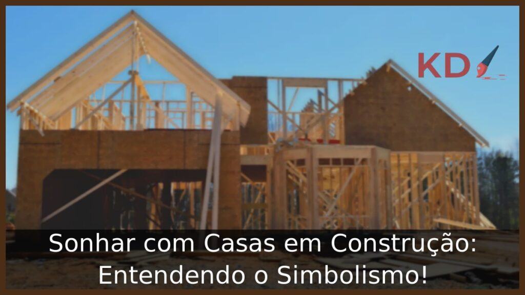 Sonhar com Casas em Construção: Entendendo o Simbolismo! 1 Sonhar com Casas em Construção
