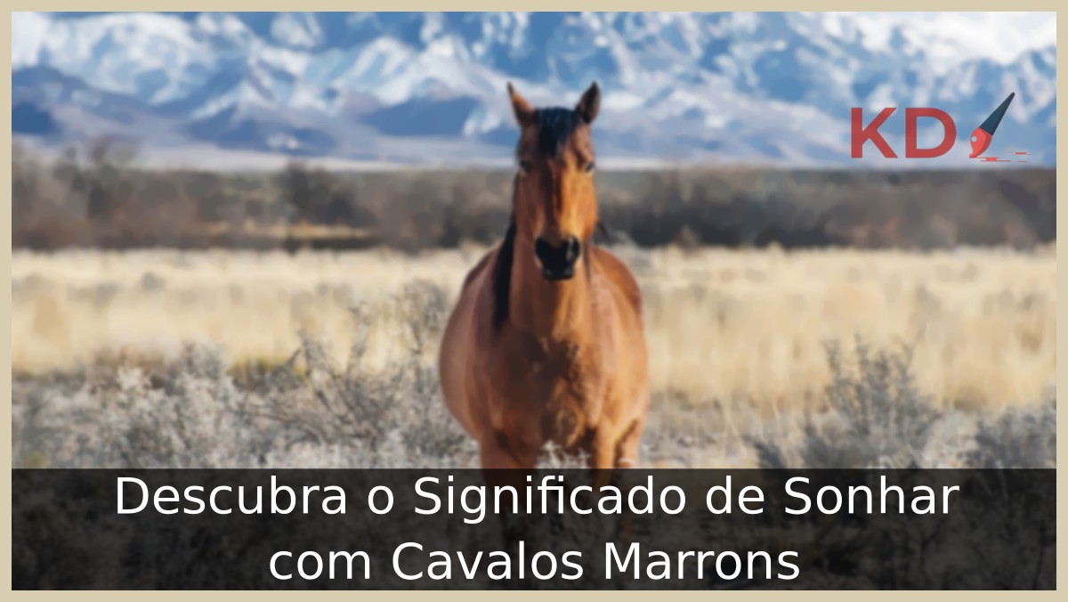 Sonhar com cavalos marrons