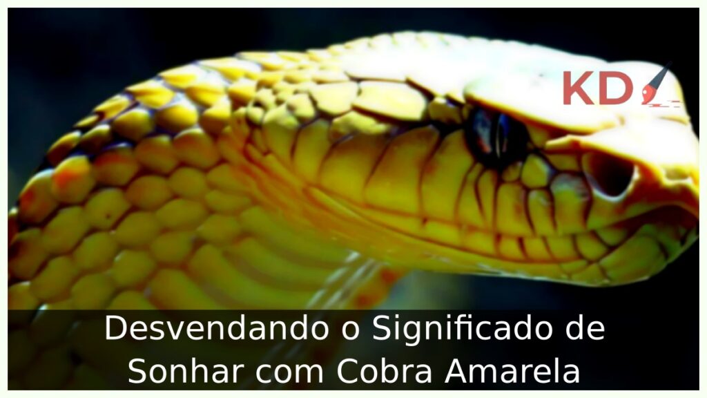 Significado de sonhar com cobra amarela