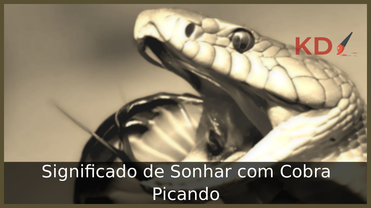 sonhar com cobra picando