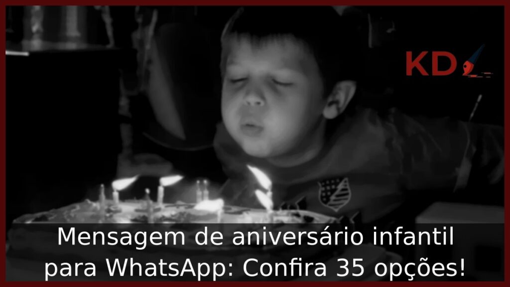 Mensagem de aniversário infantil para WhatsApp: Confira 35 opções! 1 Mensagem de aniversário infantil para WhatsApp.