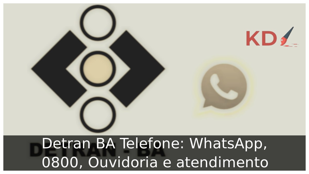 Detran BA Telefone: WhatsApp, 0800, Ouvidoria e atendimento - detran ba logo