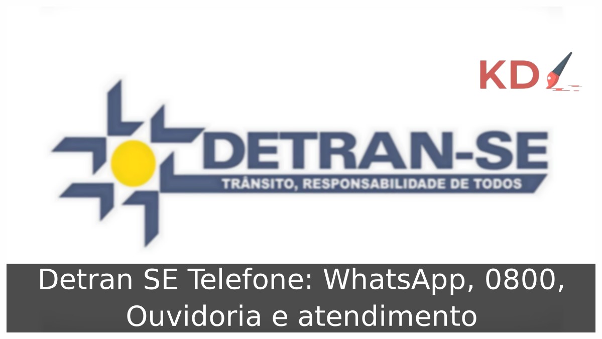 Detran SE Telefone: WhatsApp, 0800, Ouvidoria e atendimento - detran se logo 1