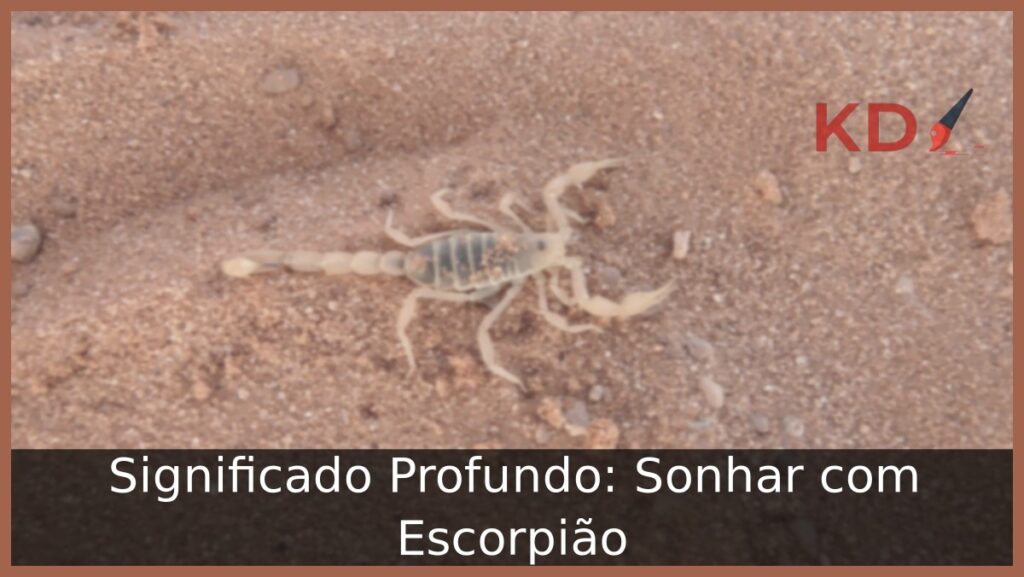Sonhar com escorpião