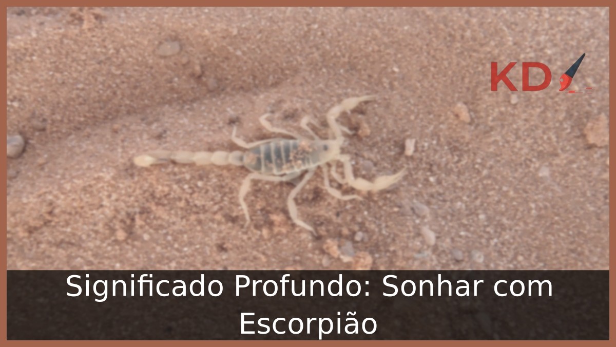 Sonhar com escorpião
