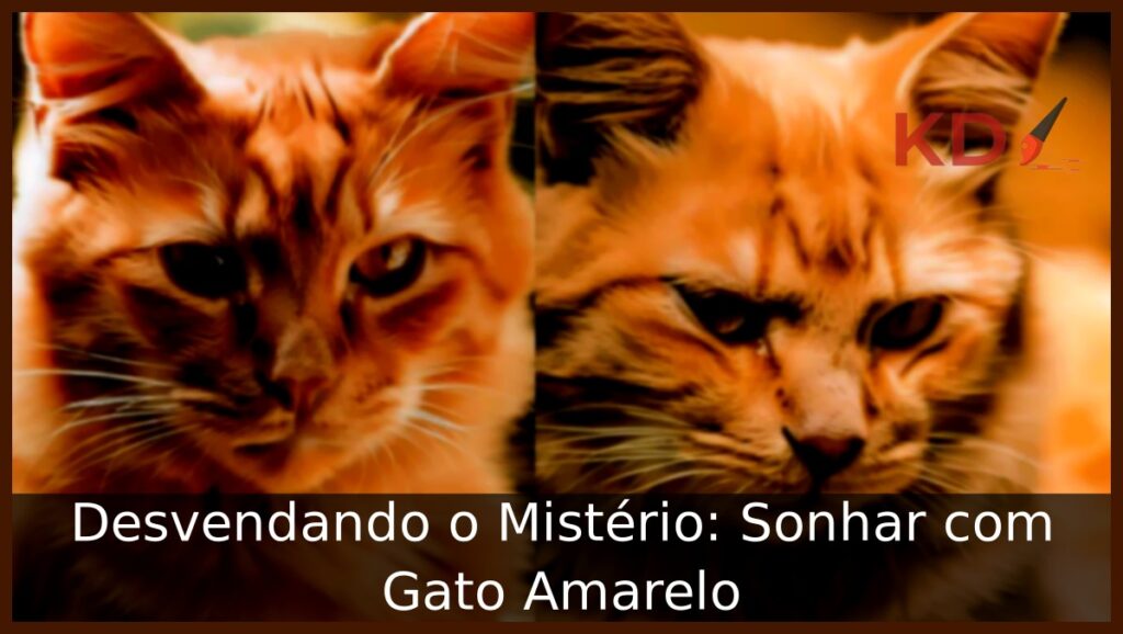 sonhar com gato amarelo