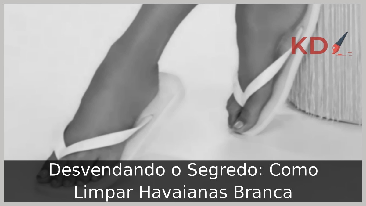Como Limpar Havaianas Branca