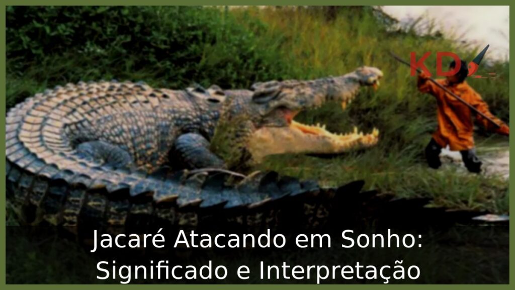 Sonhar com jacaré atacando