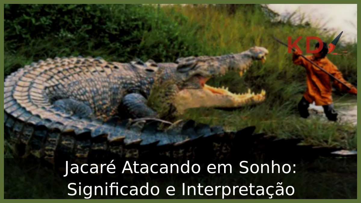 Sonhar com jacaré atacando