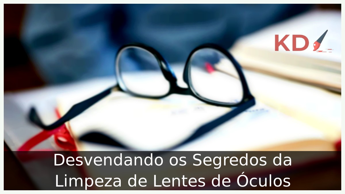limpar a lente do óculos
