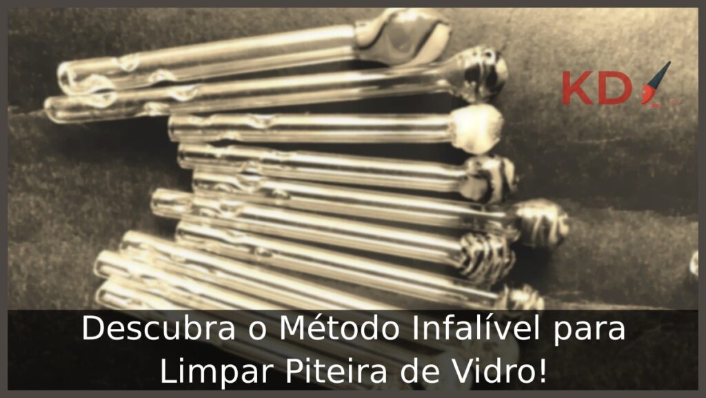 Como limpar piteira de vidro