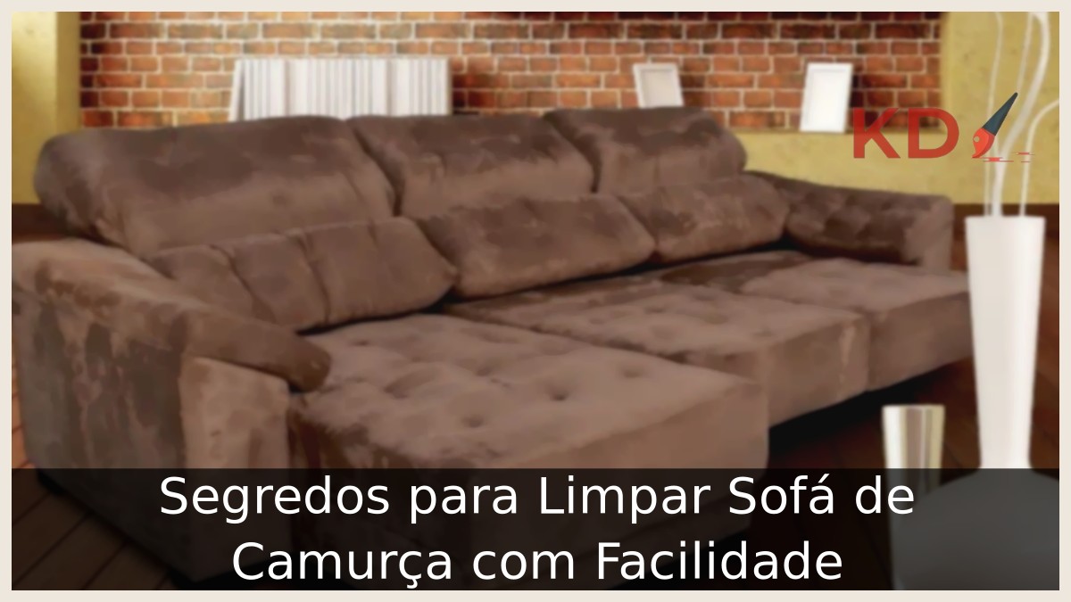 Como Limpar Sofá de Camurça