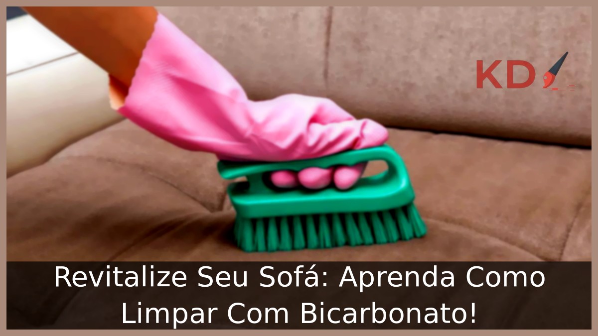 Como limpar sofá com bicarbonato