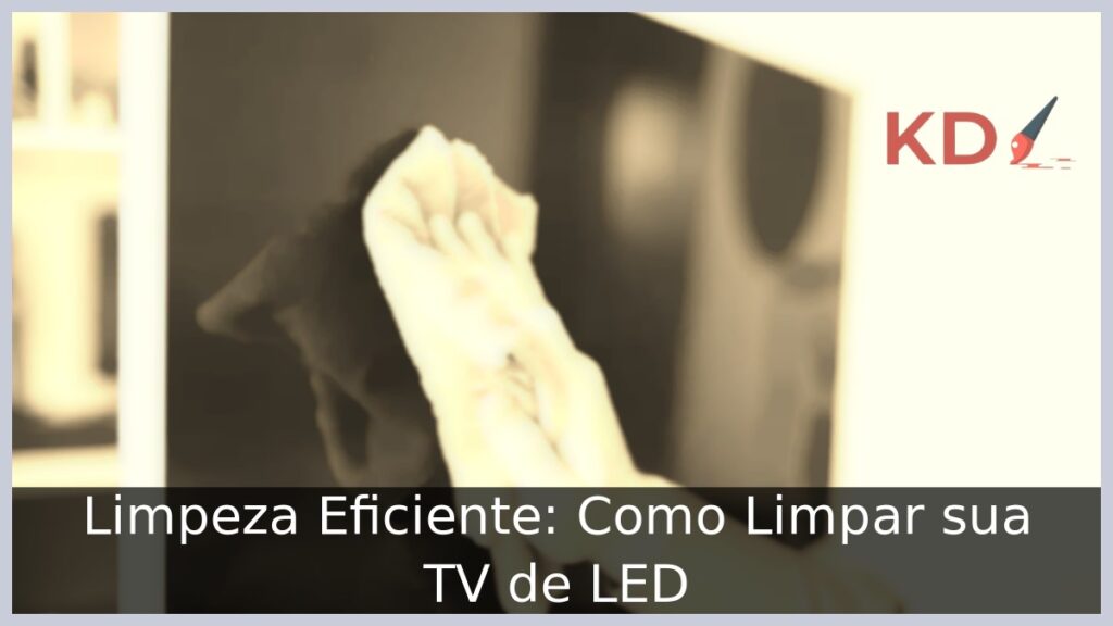 Como limpar TV de LED.