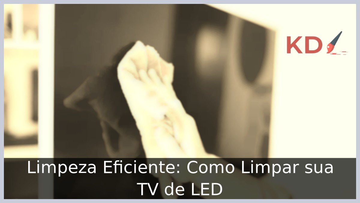 Como limpar TV de LED.