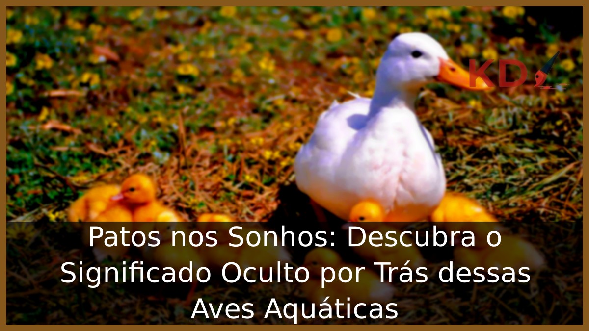 Sonhar com patos