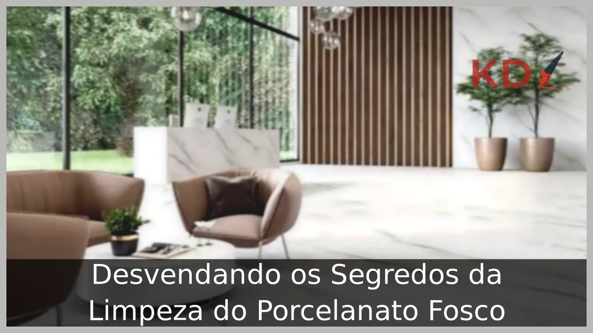 Como limpar porcelanato fosco