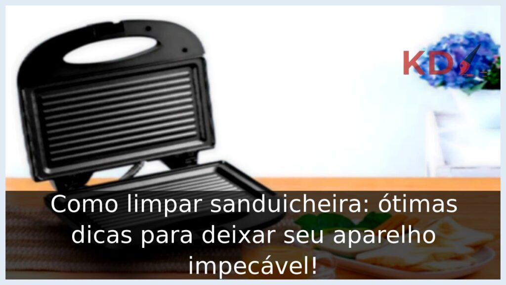 Como limpar sanduicheira: ótimas dicas para deixar seu aparelho impecável! 1 Como limpar sanduicheira.