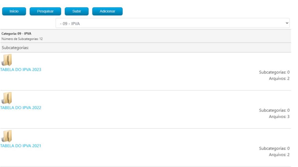 Detran RR IPVA 2024: Consulta Valor e Emissão da Guia 2 Print Screen do SEFAZ-RR referente a informações sobre o IPVA.