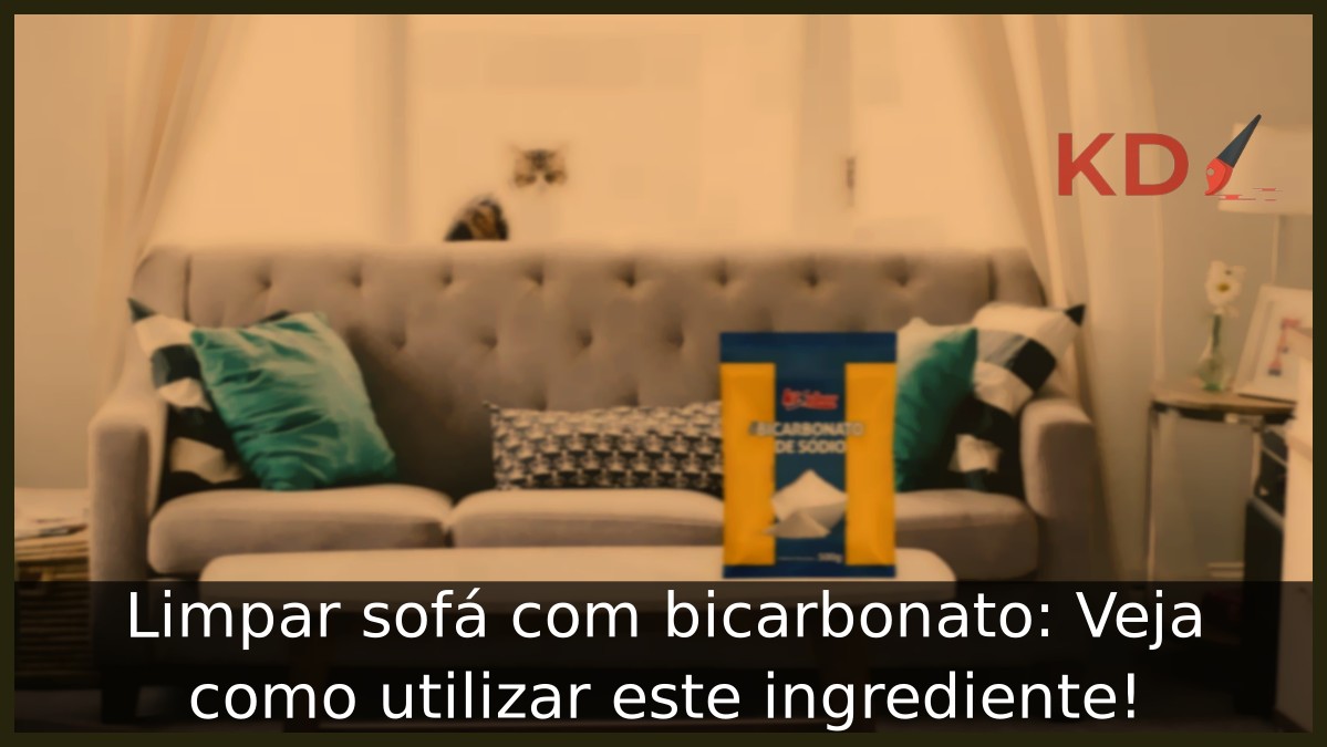 Limpar sofá com bicarbonato: Veja como utilizar este ingrediente! - sofa 1