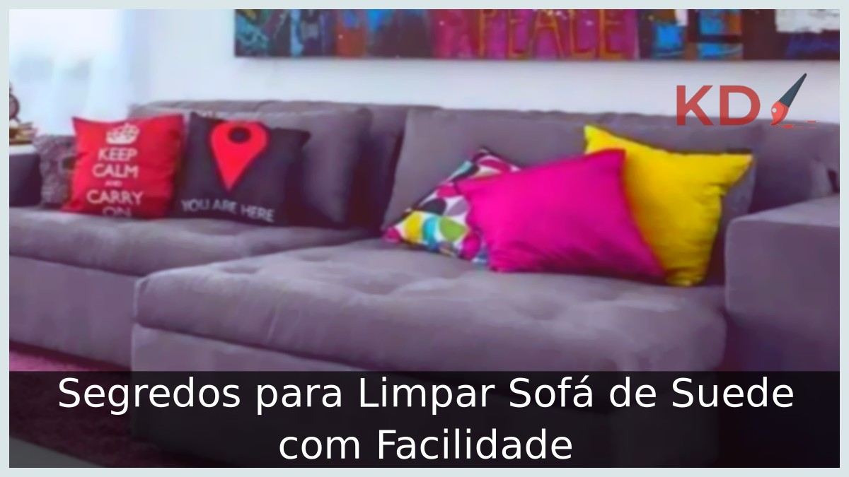 Como limpar sofá de suede: Dicas para se fazer em casa! - sofa suede