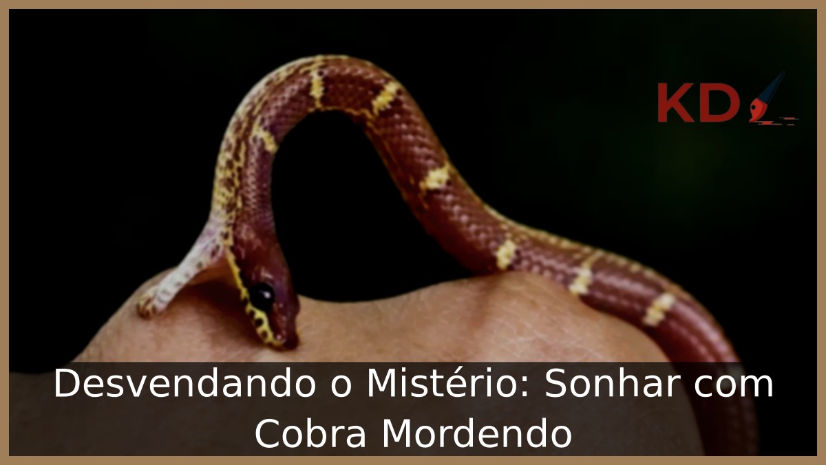 Significado de sonhar com cobra mordendo