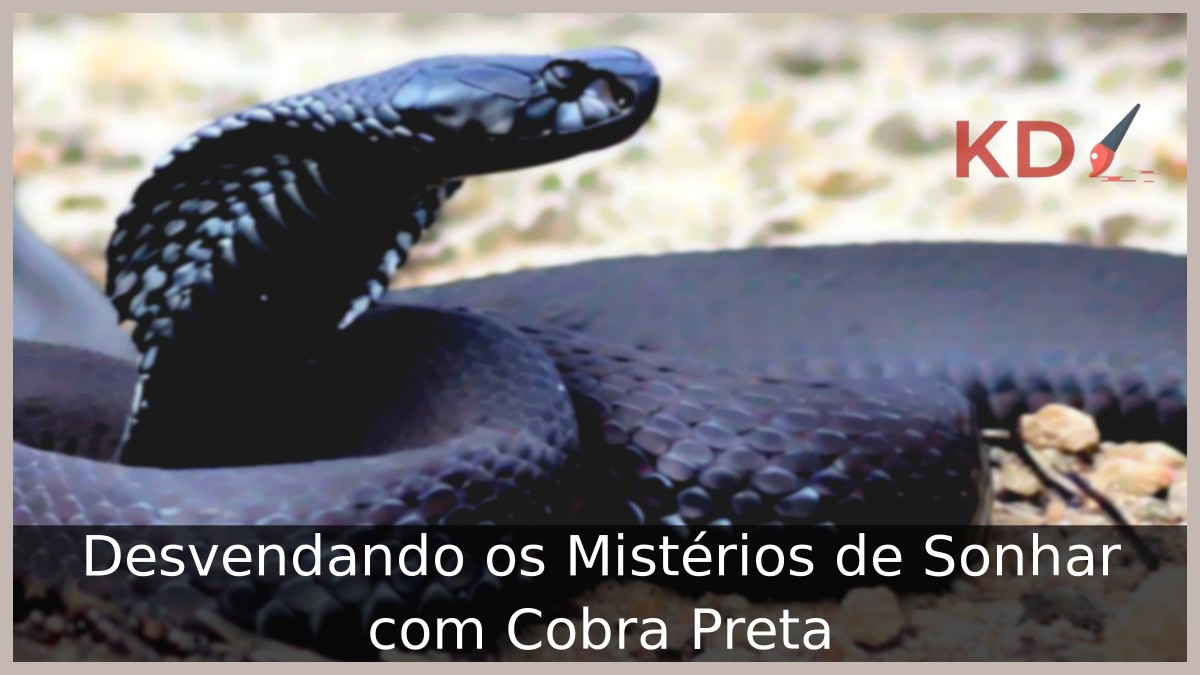 Sonhar com Cobra Preta