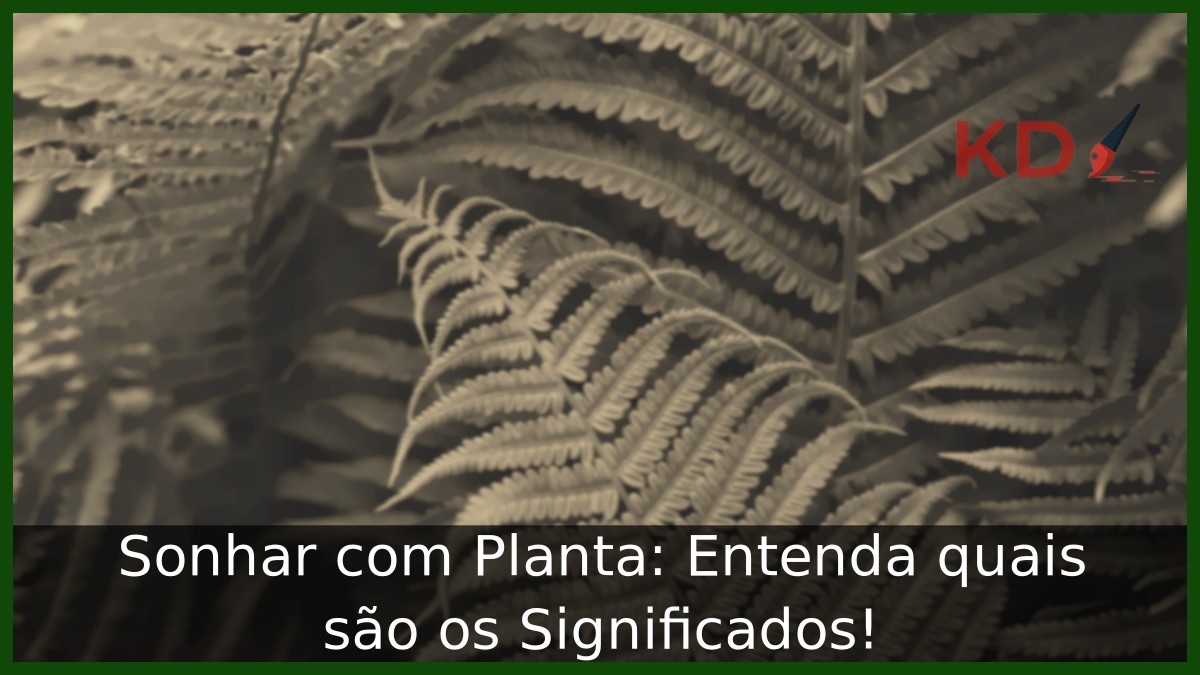 Sonhar com plantas