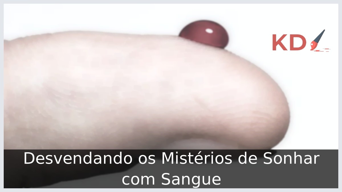 Sonhar com sangue