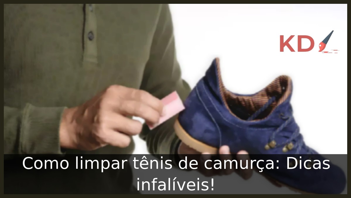 Como limpar tênis de camurça