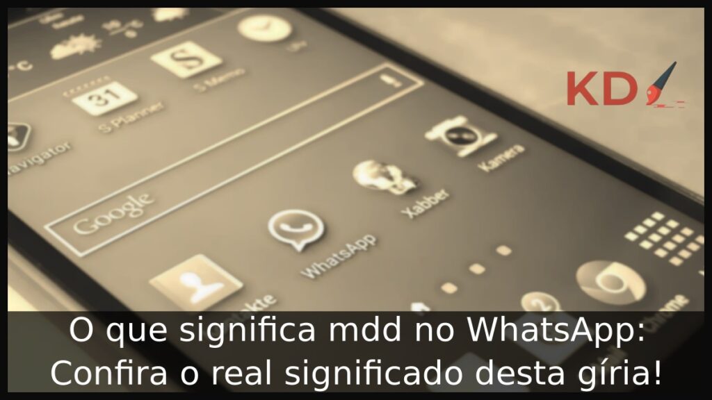 O que significa mdd no WhatsApp: Confira o real significado desta gíria! 1 O que significa mdd no WhatsApp.