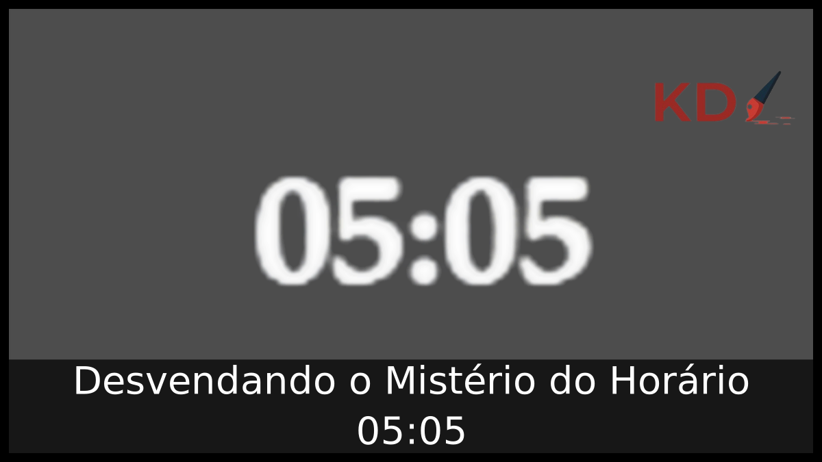 horas iguais 05:05