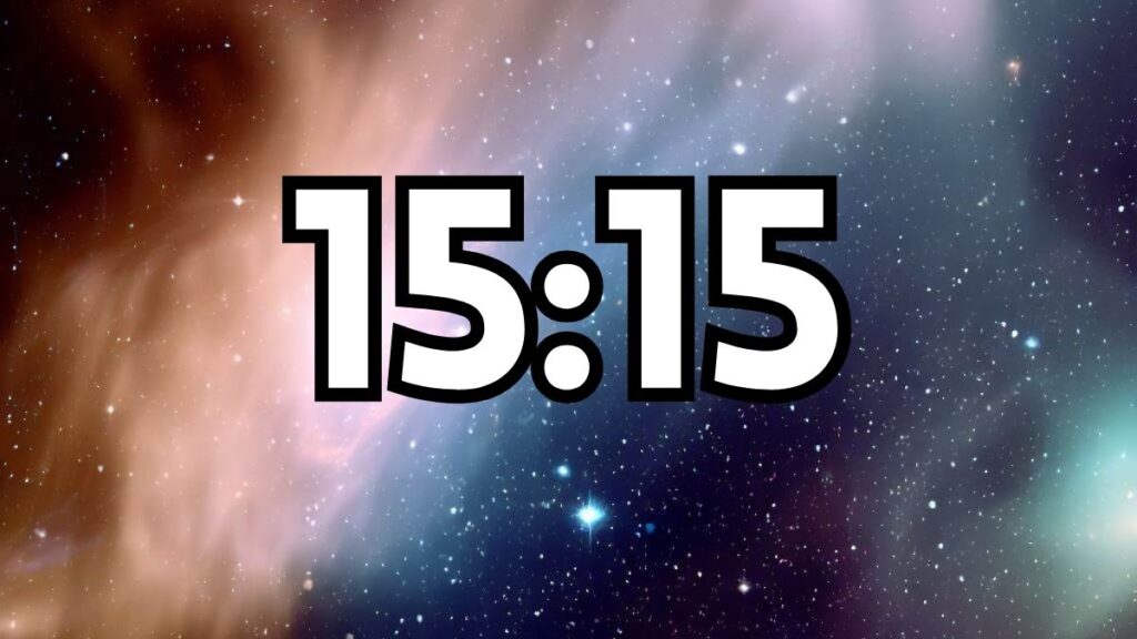 Horas iguais 15:15