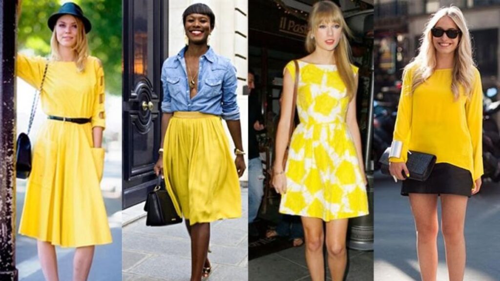 Cores para o Ano Novo, amarelo