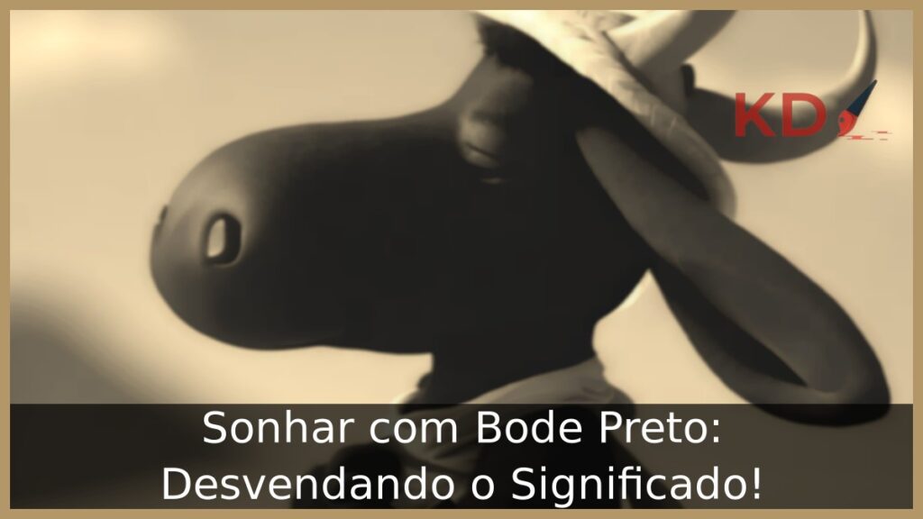 Sonhar com Bode Preto: Desvendando o Significado!