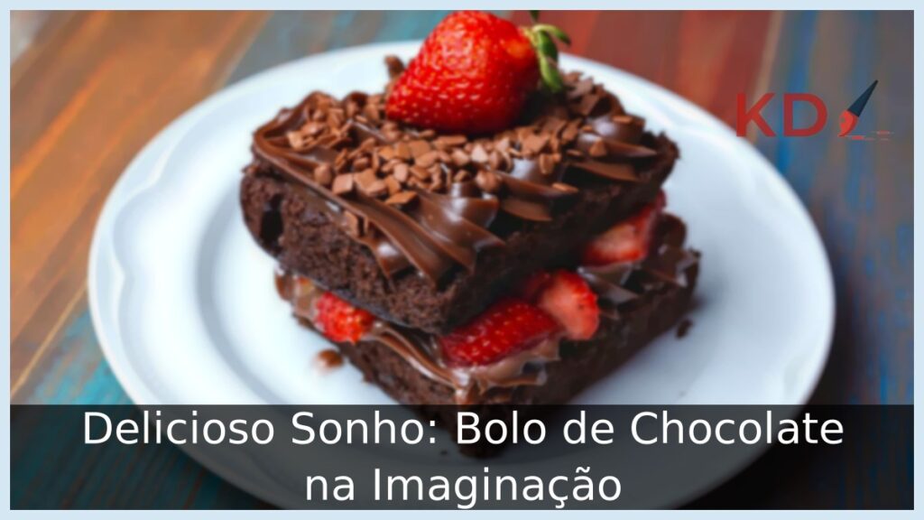 Sonhar com bolo de chocolate