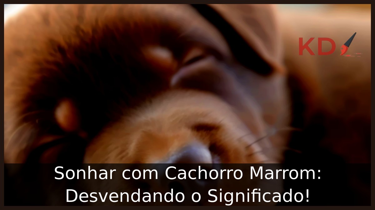 Sonhar com Cachorro Marrom: Desvendando o Significado!