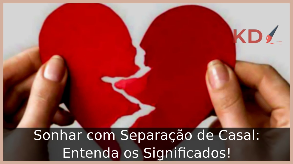 No artigo de hoje, iremos conhecer o significado de sonhar com separação de casal. Continue lendo o artigo para descobrir tudo o que você precisa saber!
