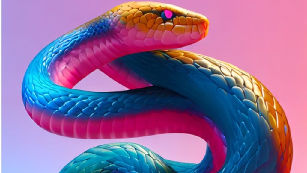 significado de Sonhar com Cobra Colorida