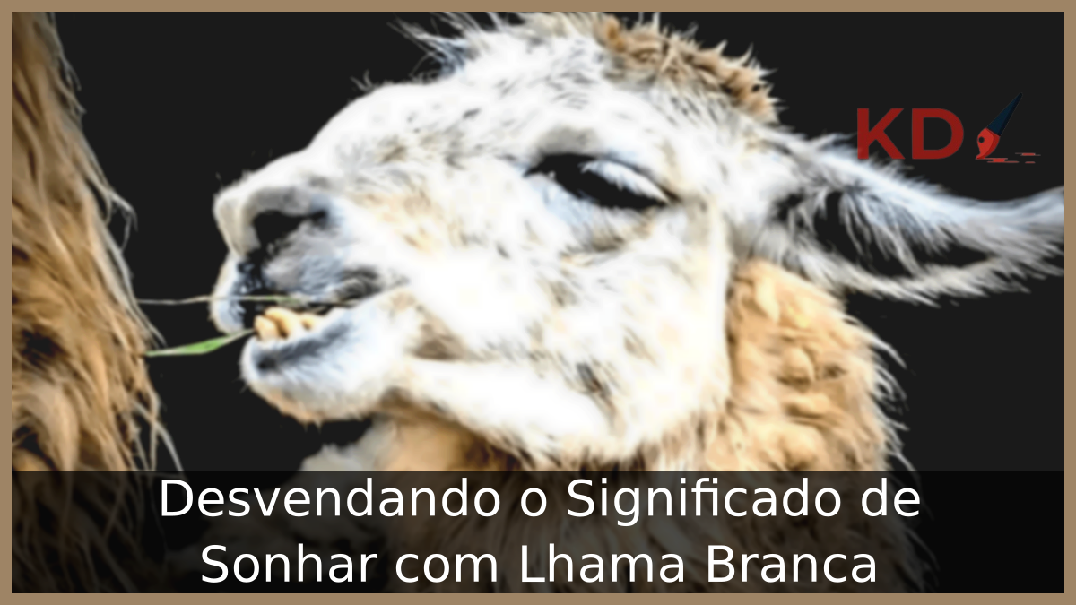 Sonhar com Lhama Branca