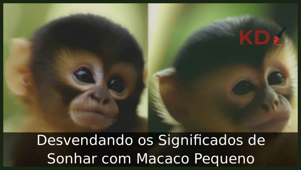 Sonhar com Macaco Pequeno