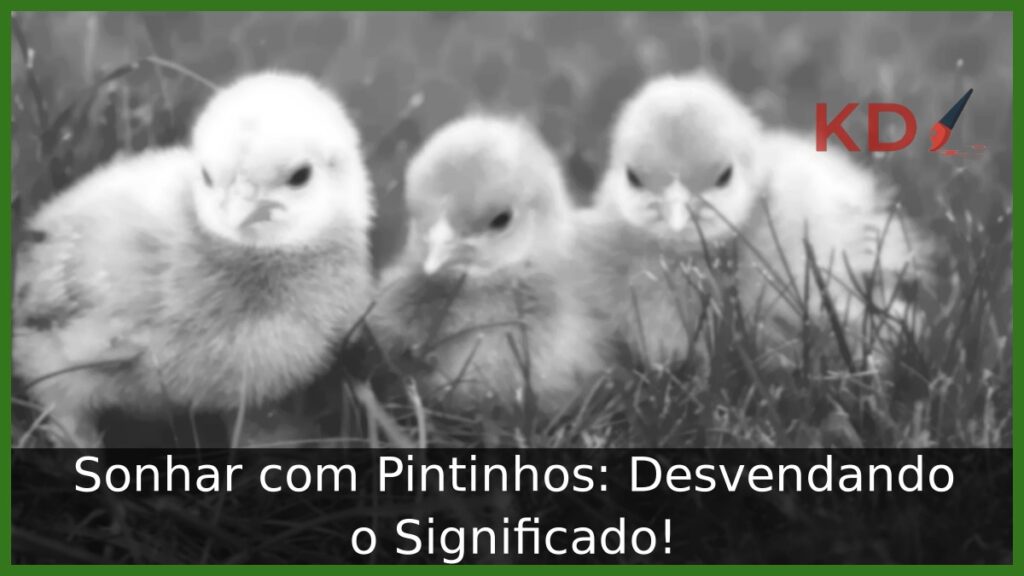Sonhar com Pintinhos: Desvendando o Significado!