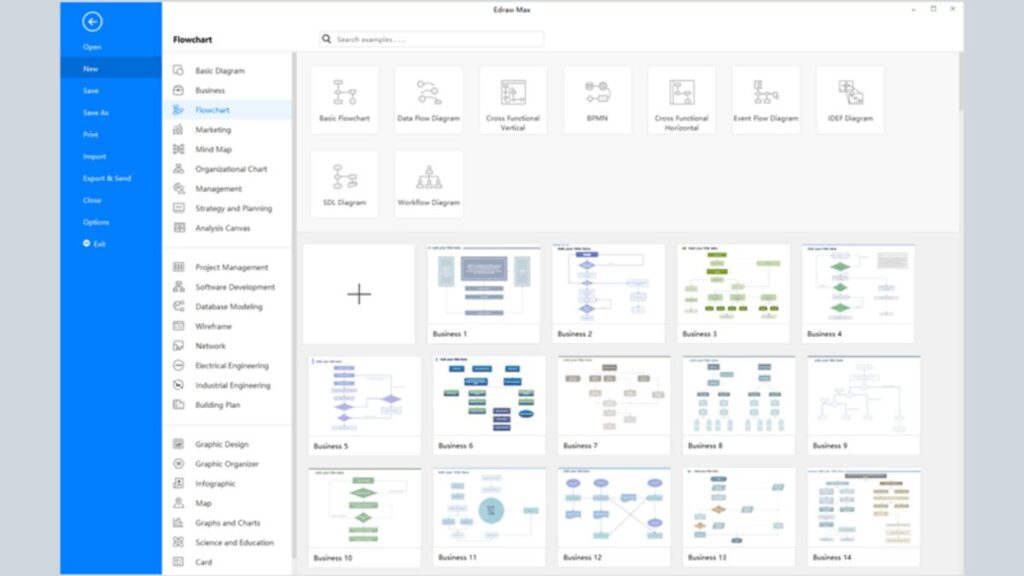 Conheça 5 melhores alternativas ao Microsoft Visio para Mac 2 Print do EdrawMax